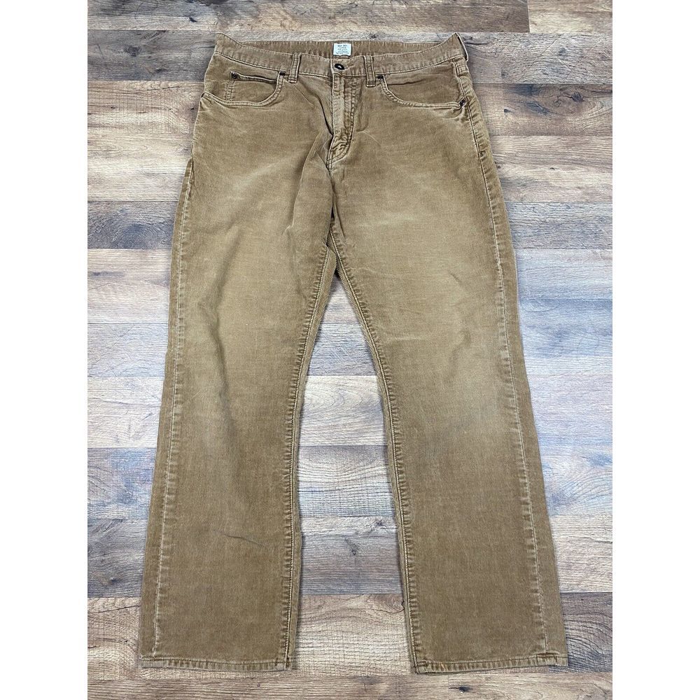 J‎ Crew Brown Corduroy Pants Size 33W 30L